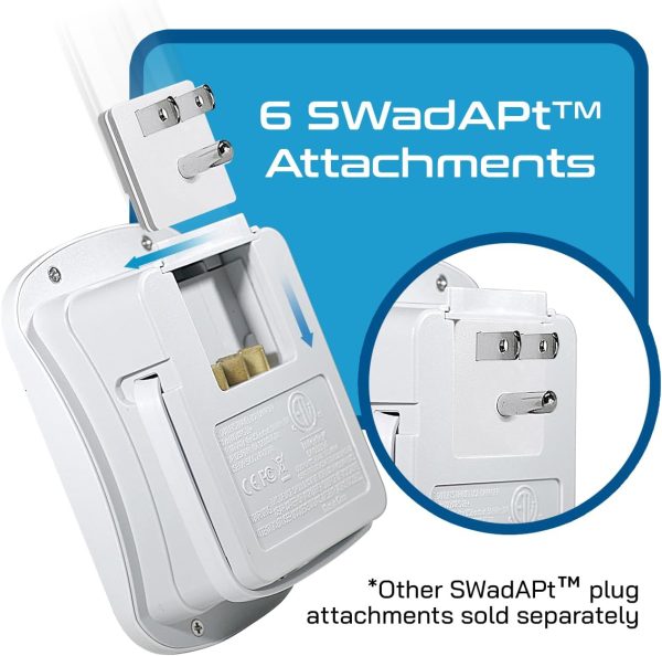 Ceptics Universal Travel Adapter Kit – 2 USA sockets, USB-A, USBC, 1x PD 35W USB-C and USBC Cable, Surge Protected, Plugs for EU, UK, China, AU, Japan - Use with Laptop, Phones, Cameras - ETL Tested - Image 7